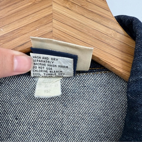 Vintage Jordache Denim Oversized Jacket Western Rodeo Ranch Custom Suede M - Picture 7 of 12